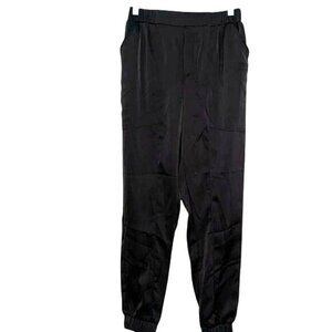 Forever 21 Womens Black Jogger Pants XS Polyester & Spandex